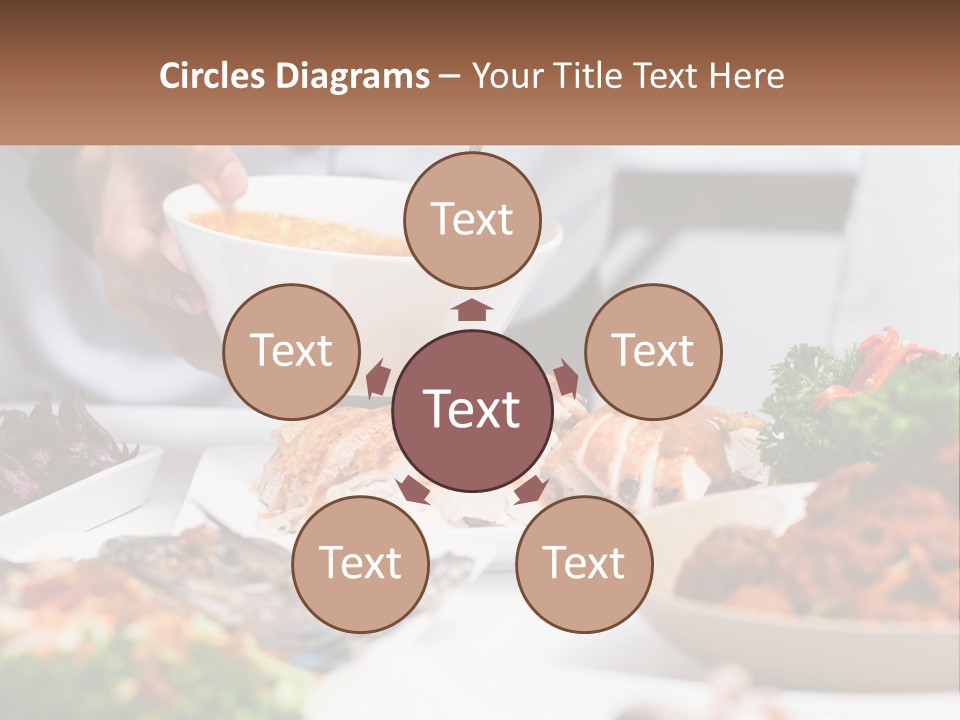 A Person Pouring A Bowl Of Soup Into A Bowl PowerPoint Template