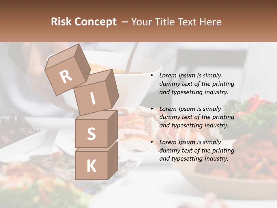 A Person Pouring A Bowl Of Soup Into A Bowl PowerPoint Template
