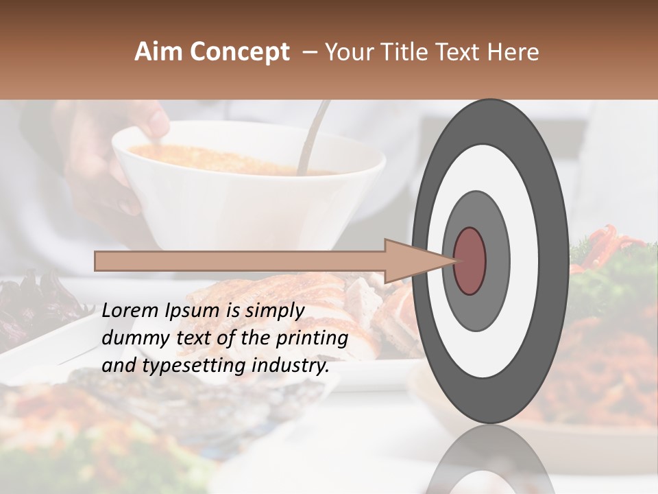 A Person Pouring A Bowl Of Soup Into A Bowl PowerPoint Template
