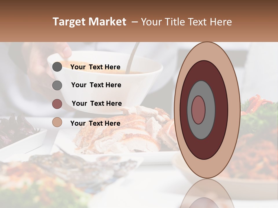 A Person Pouring A Bowl Of Soup Into A Bowl PowerPoint Template