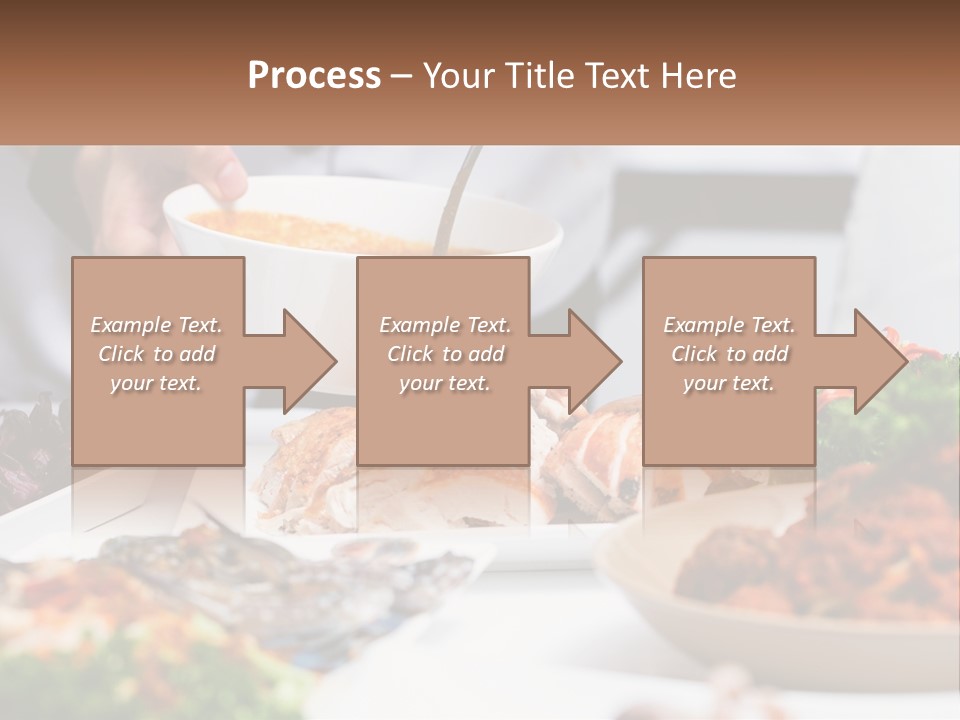 A Person Pouring A Bowl Of Soup Into A Bowl PowerPoint Template