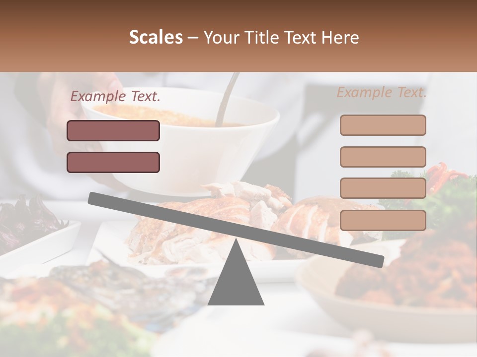 A Person Pouring A Bowl Of Soup Into A Bowl PowerPoint Template
