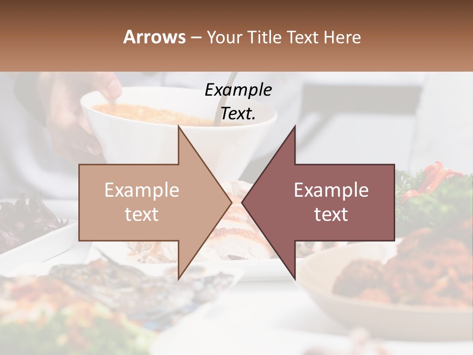 A Person Pouring A Bowl Of Soup Into A Bowl PowerPoint Template