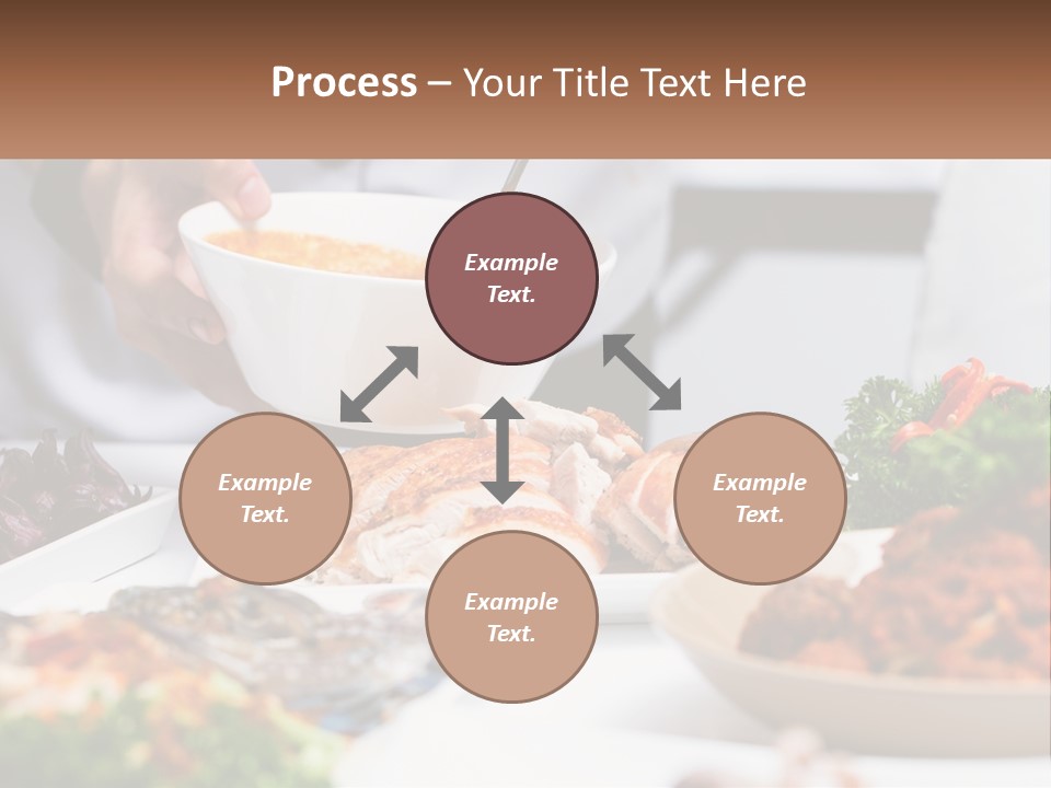 A Person Pouring A Bowl Of Soup Into A Bowl PowerPoint Template
