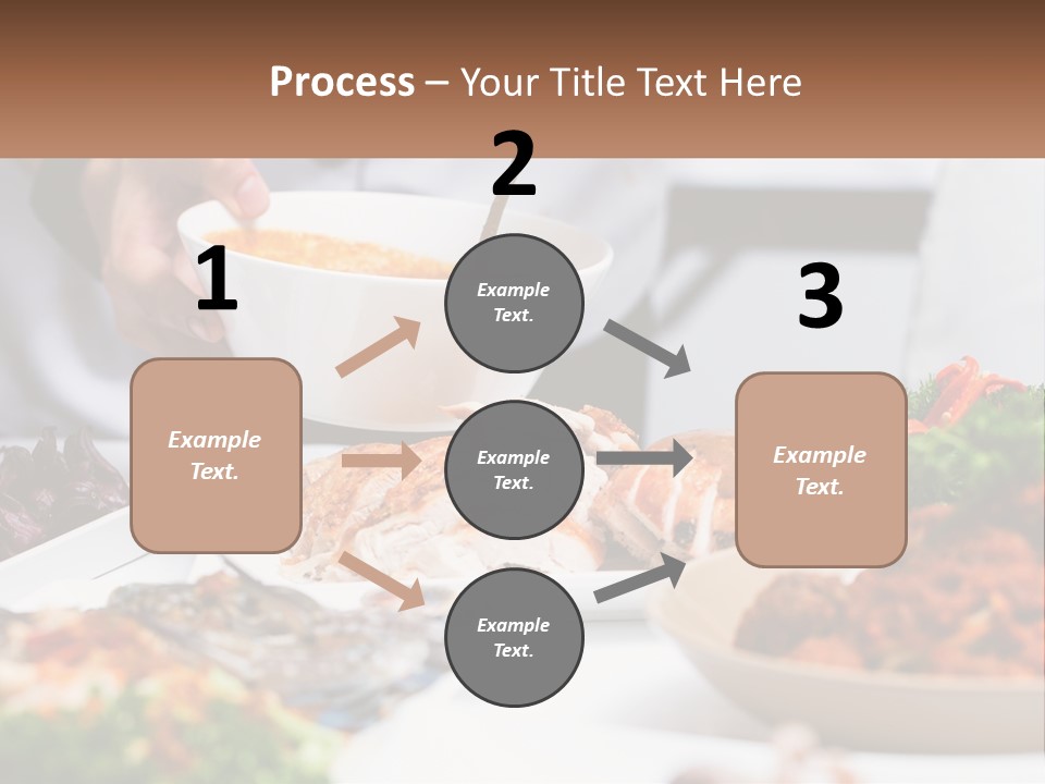 A Person Pouring A Bowl Of Soup Into A Bowl PowerPoint Template