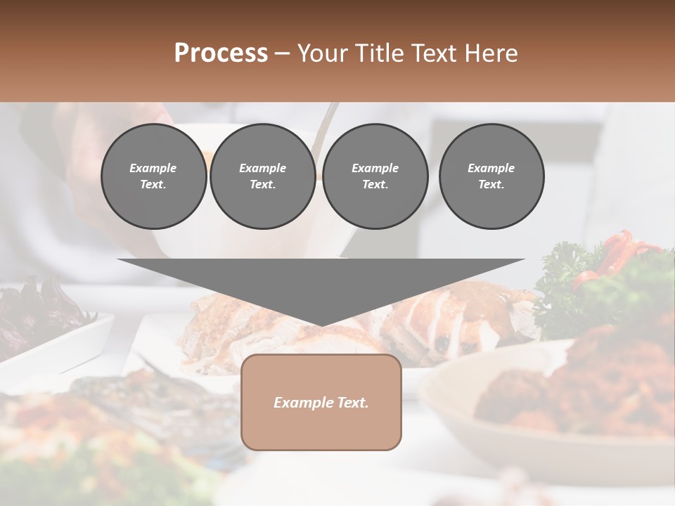 A Person Pouring A Bowl Of Soup Into A Bowl PowerPoint Template