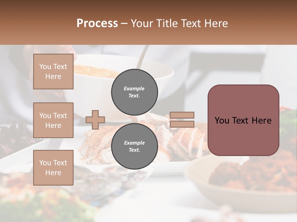A Person Pouring A Bowl Of Soup Into A Bowl PowerPoint Template