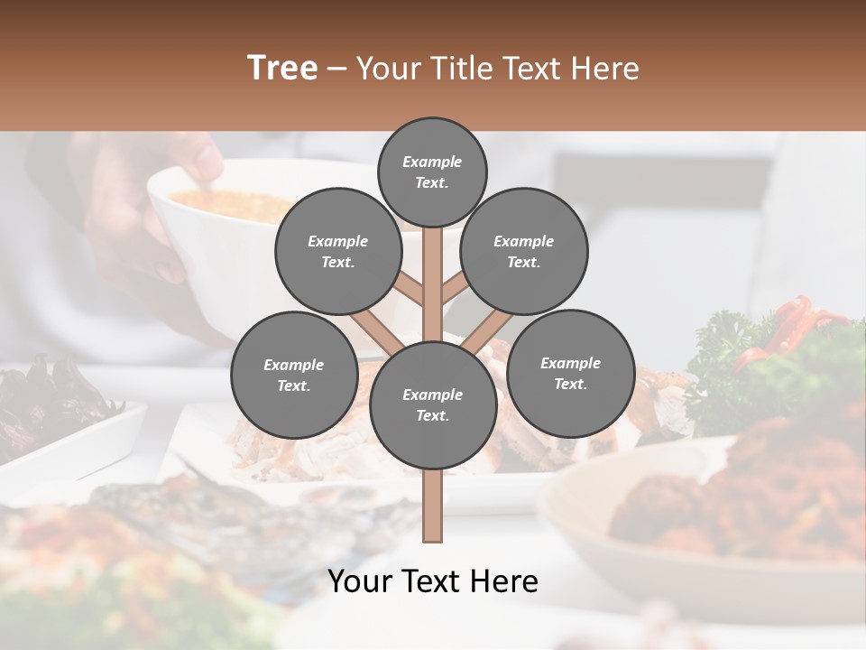 A Person Pouring A Bowl Of Soup Into A Bowl PowerPoint Template