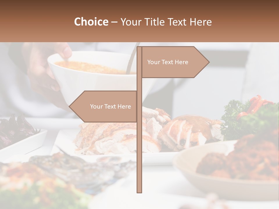 A Person Pouring A Bowl Of Soup Into A Bowl PowerPoint Template