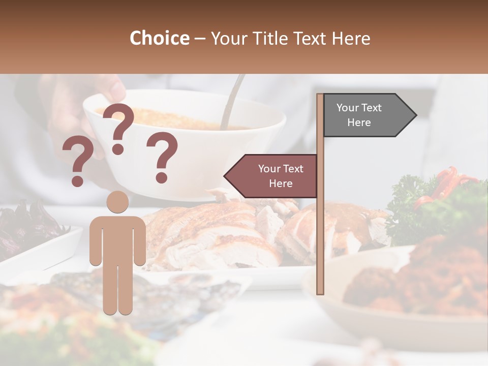 A Person Pouring A Bowl Of Soup Into A Bowl PowerPoint Template