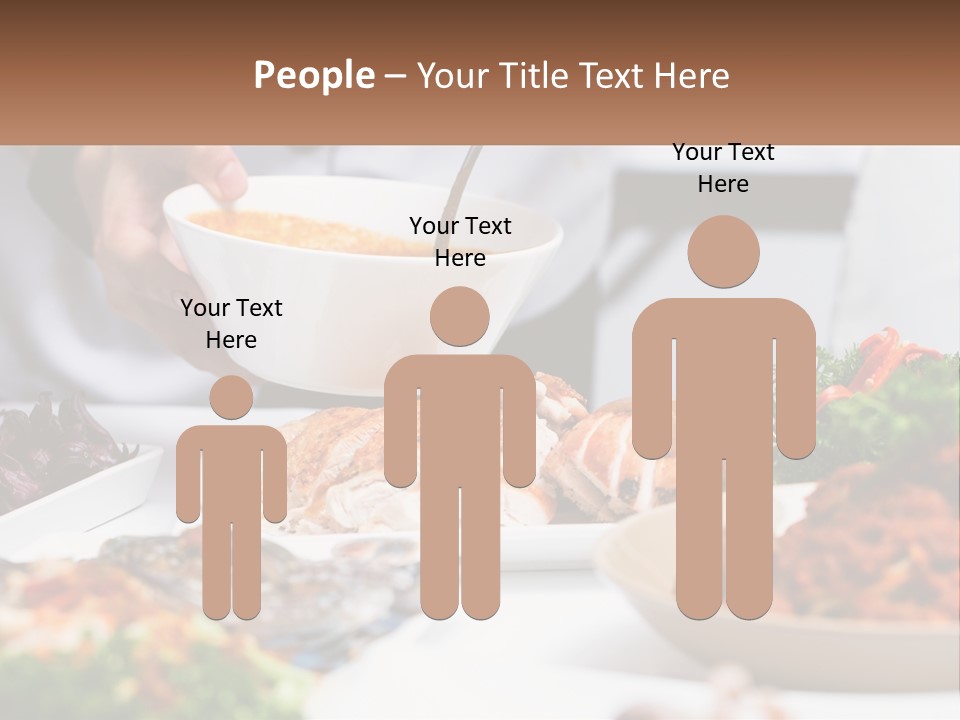 A Person Pouring A Bowl Of Soup Into A Bowl PowerPoint Template