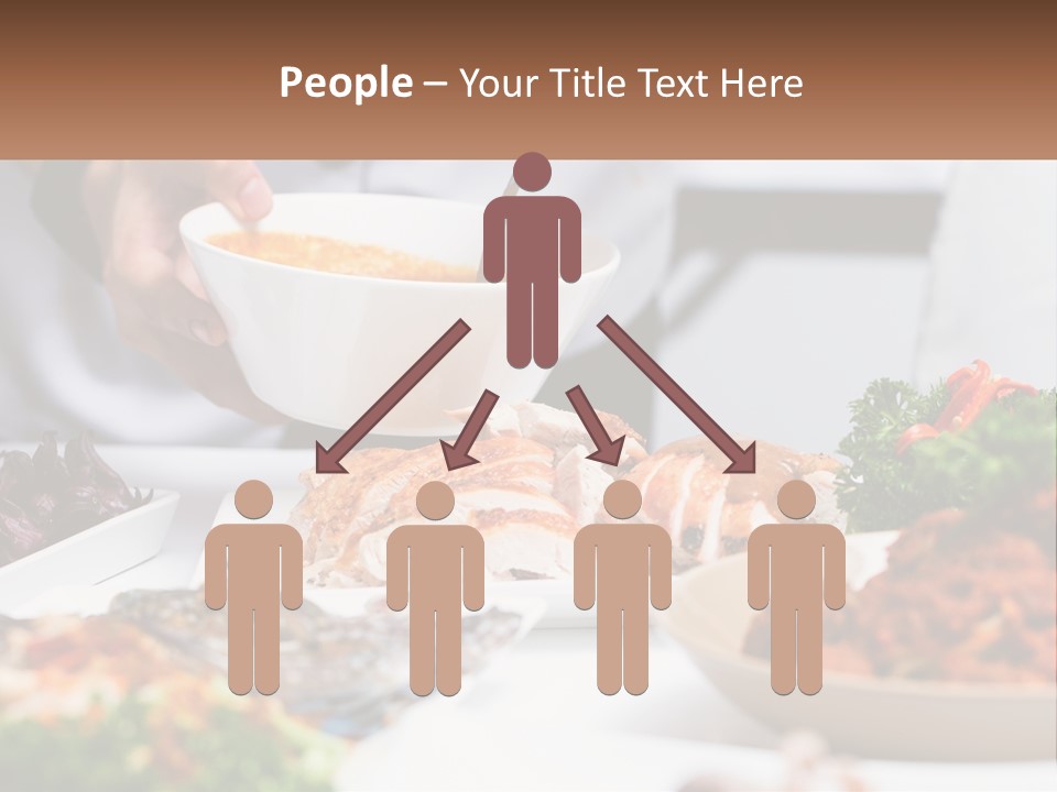 A Person Pouring A Bowl Of Soup Into A Bowl PowerPoint Template