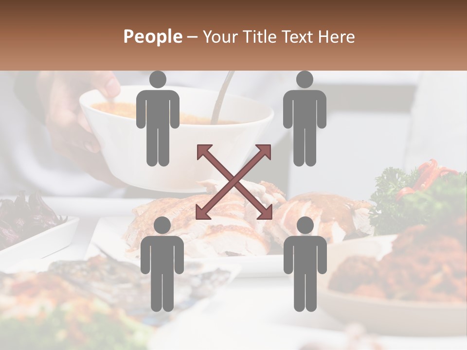 A Person Pouring A Bowl Of Soup Into A Bowl PowerPoint Template
