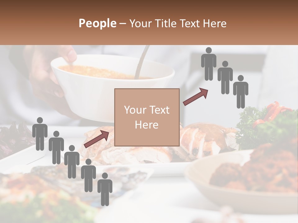 A Person Pouring A Bowl Of Soup Into A Bowl PowerPoint Template