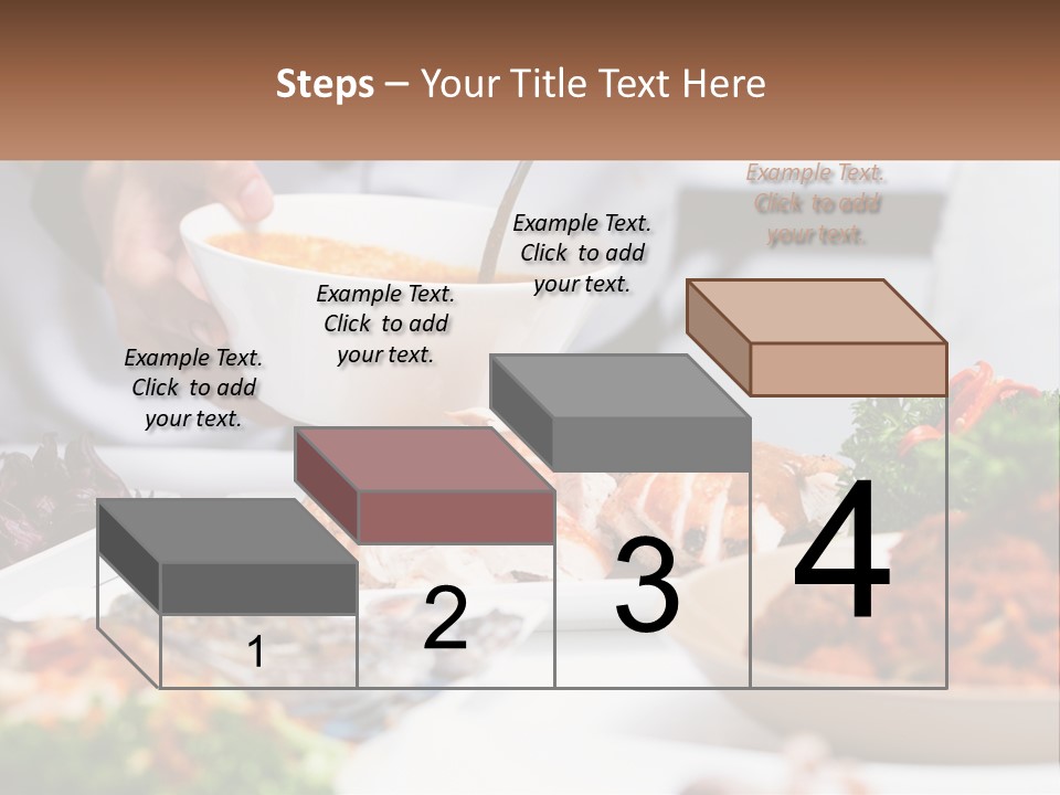 A Person Pouring A Bowl Of Soup Into A Bowl PowerPoint Template