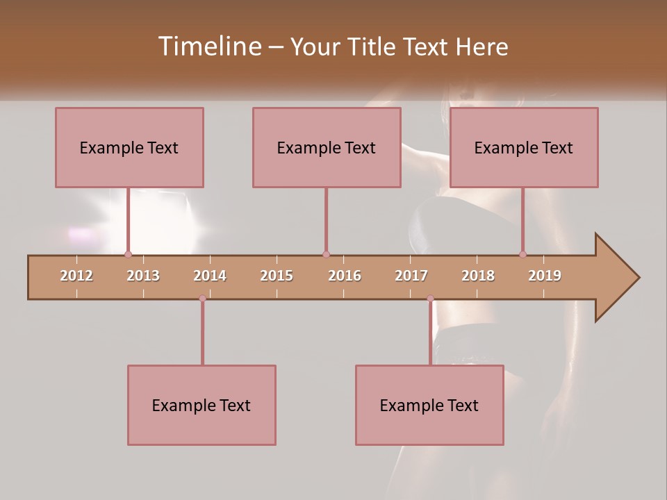 A Beautiful Woman In A Black Top Is Posing For A Picture PowerPoint Template