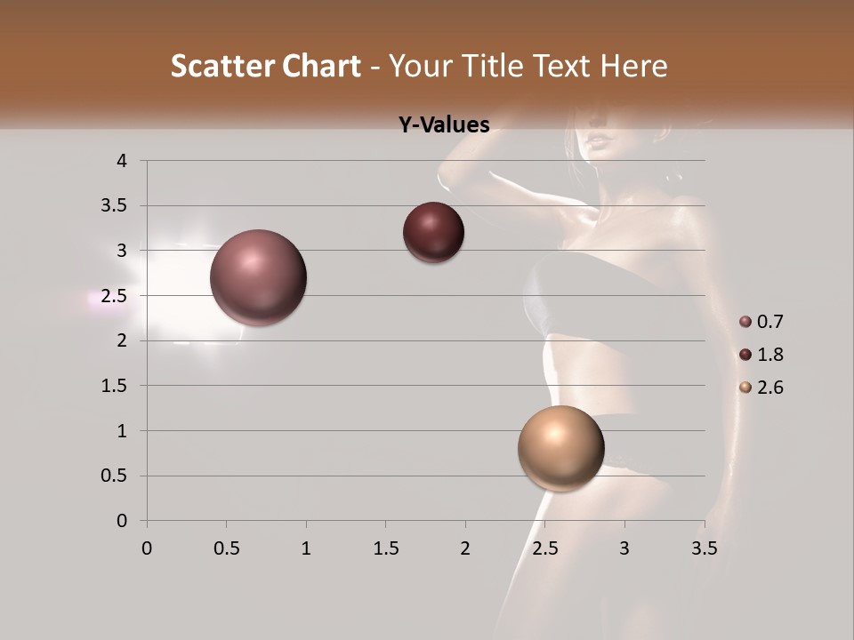 A Beautiful Woman In A Black Top Is Posing For A Picture PowerPoint Template