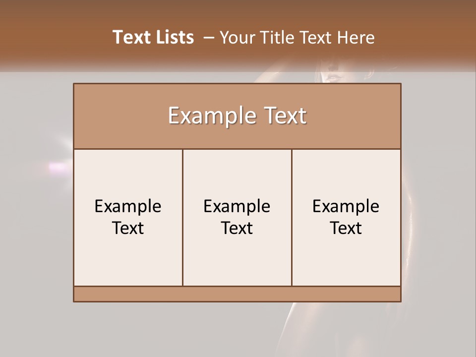 A Beautiful Woman In A Black Top Is Posing For A Picture PowerPoint Template