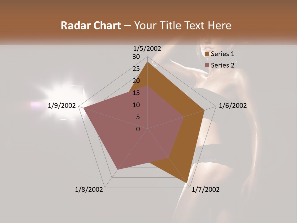 A Beautiful Woman In A Black Top Is Posing For A Picture PowerPoint Template