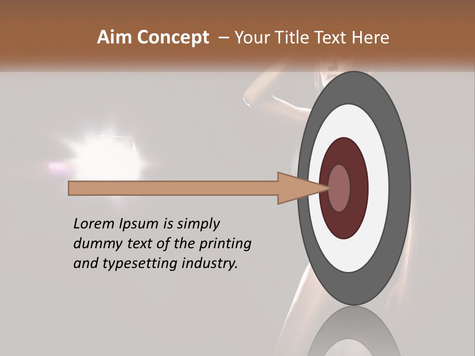 A Beautiful Woman In A Black Top Is Posing For A Picture PowerPoint Template