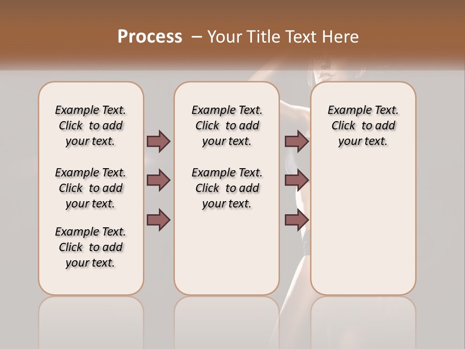 A Beautiful Woman In A Black Top Is Posing For A Picture PowerPoint Template