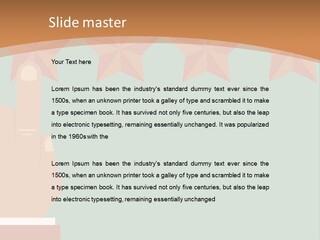 A Hand Pointing At Five Stars On A Wall PowerPoint Template