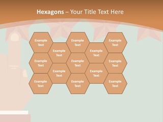 A Hand Pointing At Five Stars On A Wall PowerPoint Template