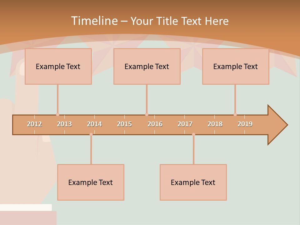 A Hand Pointing At Five Stars On A Wall PowerPoint Template