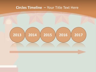 A Hand Pointing At Five Stars On A Wall PowerPoint Template