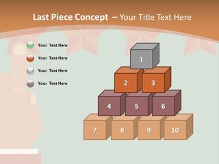 A Hand Pointing At Five Stars On A Wall PowerPoint Template