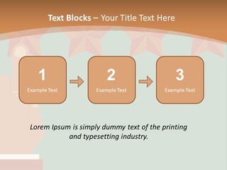 A Hand Pointing At Five Stars On A Wall PowerPoint Template