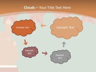 A Hand Pointing At Five Stars On A Wall PowerPoint Template