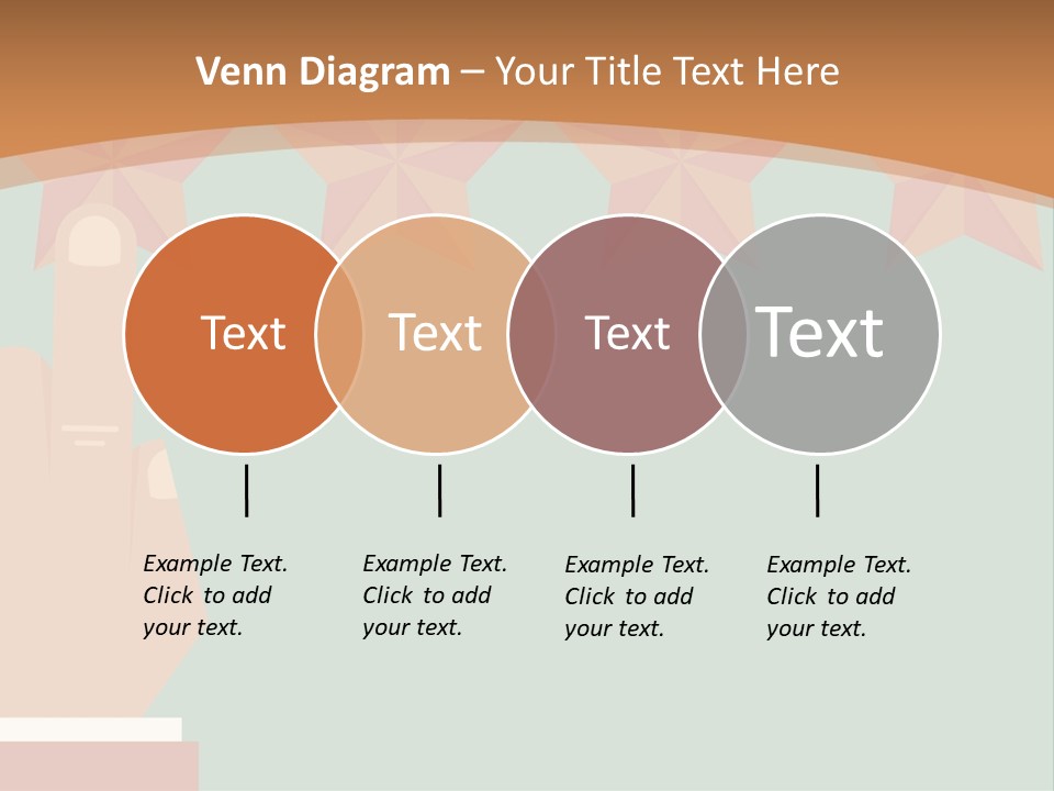 A Hand Pointing At Five Stars On A Wall PowerPoint Template