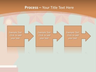 A Hand Pointing At Five Stars On A Wall PowerPoint Template