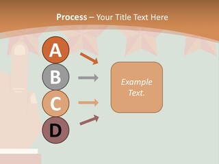 A Hand Pointing At Five Stars On A Wall PowerPoint Template