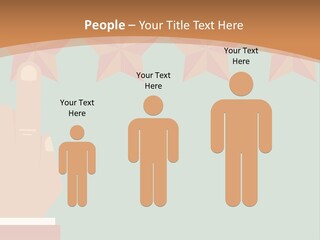 A Hand Pointing At Five Stars On A Wall PowerPoint Template