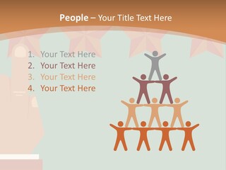 A Hand Pointing At Five Stars On A Wall PowerPoint Template