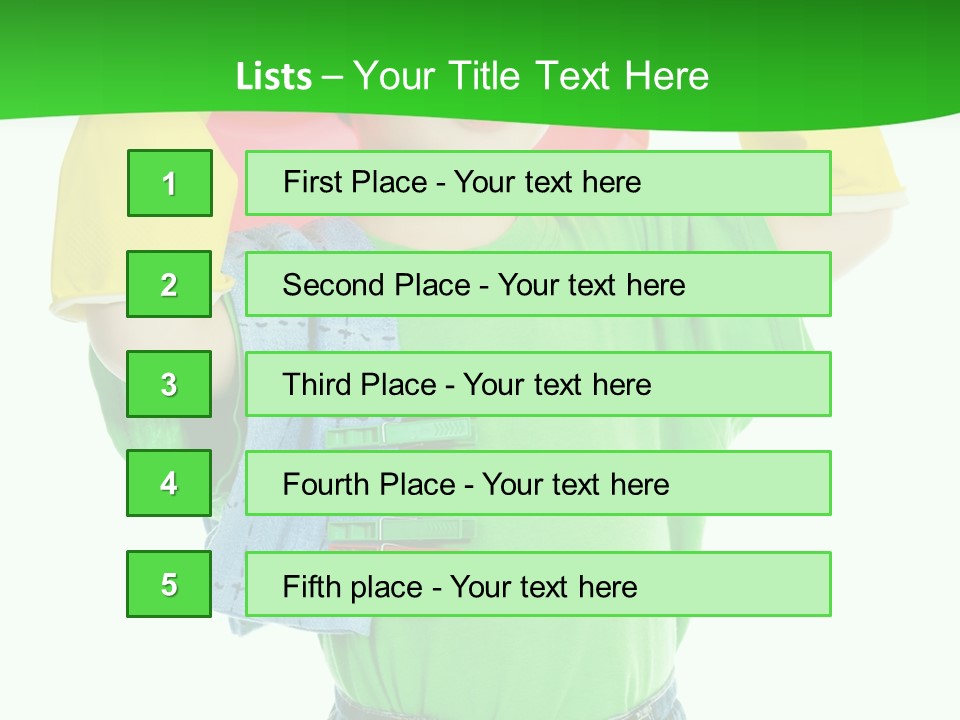 A Little Boy Is Holding A Toy In His Hands PowerPoint Template