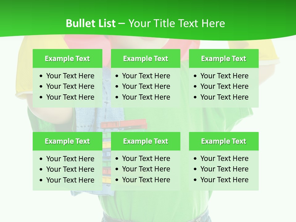 A Little Boy Is Holding A Toy In His Hands PowerPoint Template