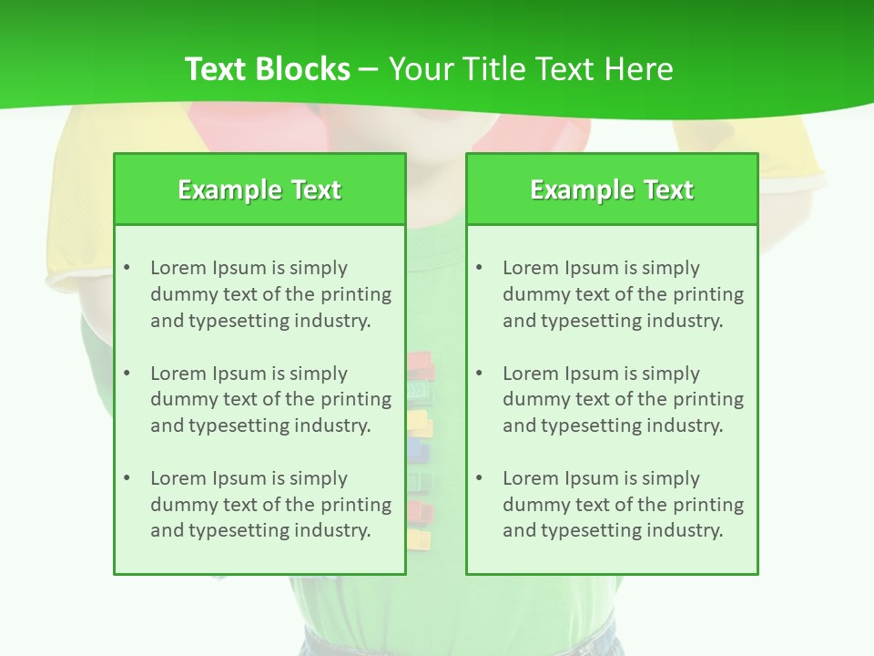 A Little Boy Is Holding A Toy In His Hands PowerPoint Template