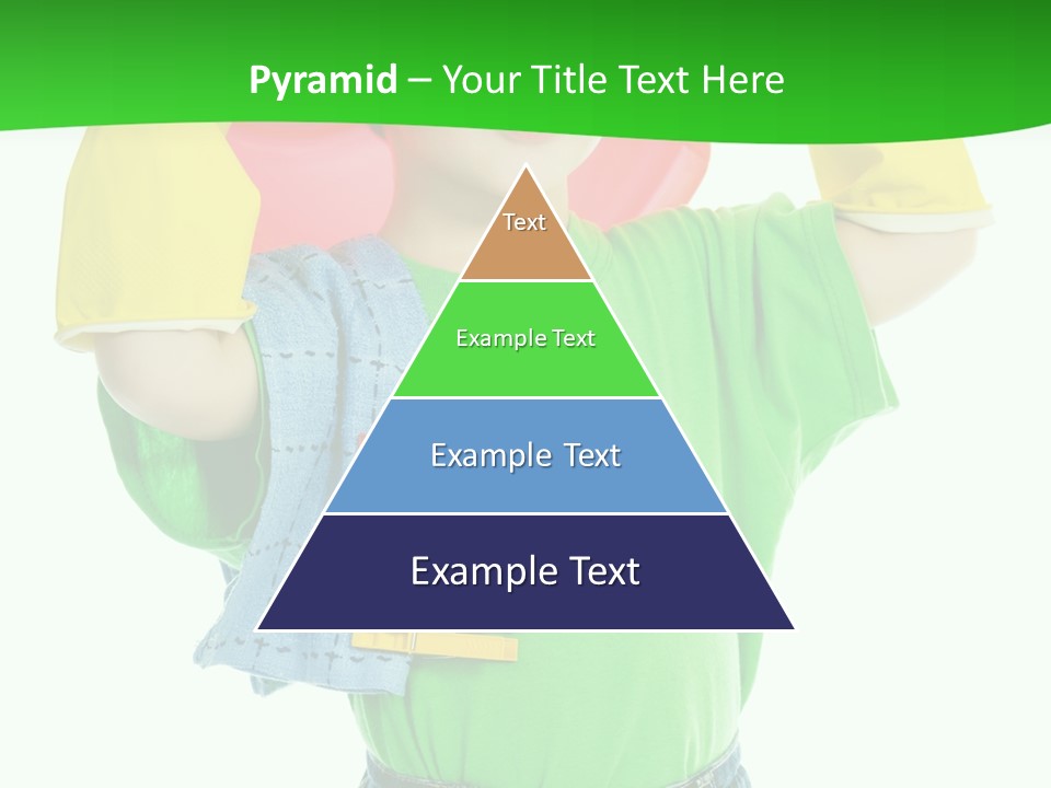 A Little Boy Is Holding A Toy In His Hands PowerPoint Template