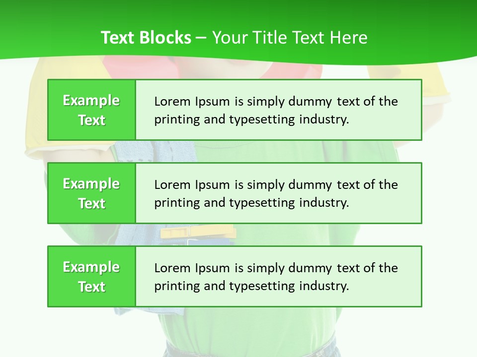 A Little Boy Is Holding A Toy In His Hands PowerPoint Template