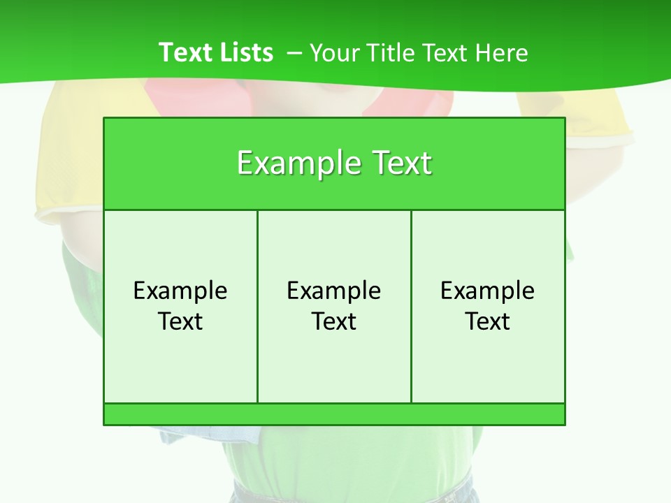 A Little Boy Is Holding A Toy In His Hands PowerPoint Template