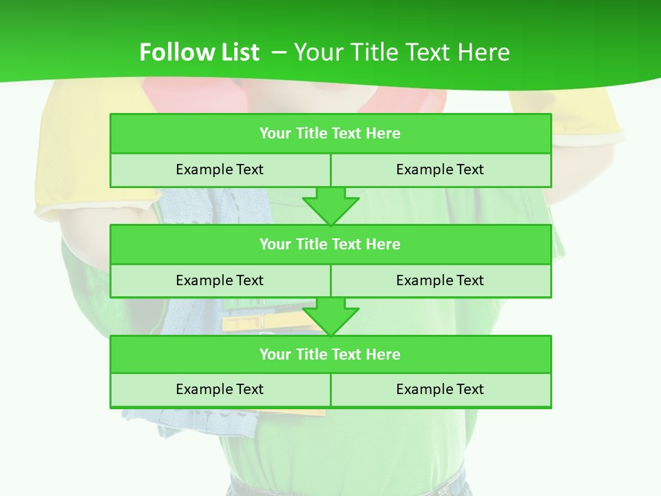 A Little Boy Is Holding A Toy In His Hands PowerPoint Template