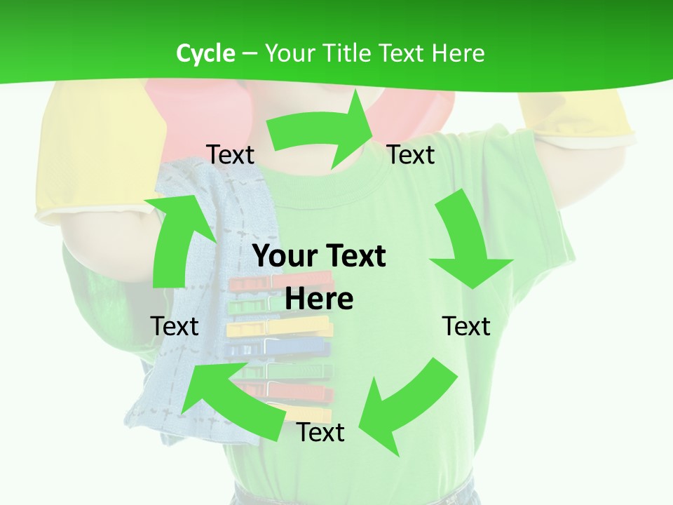 A Little Boy Is Holding A Toy In His Hands PowerPoint Template