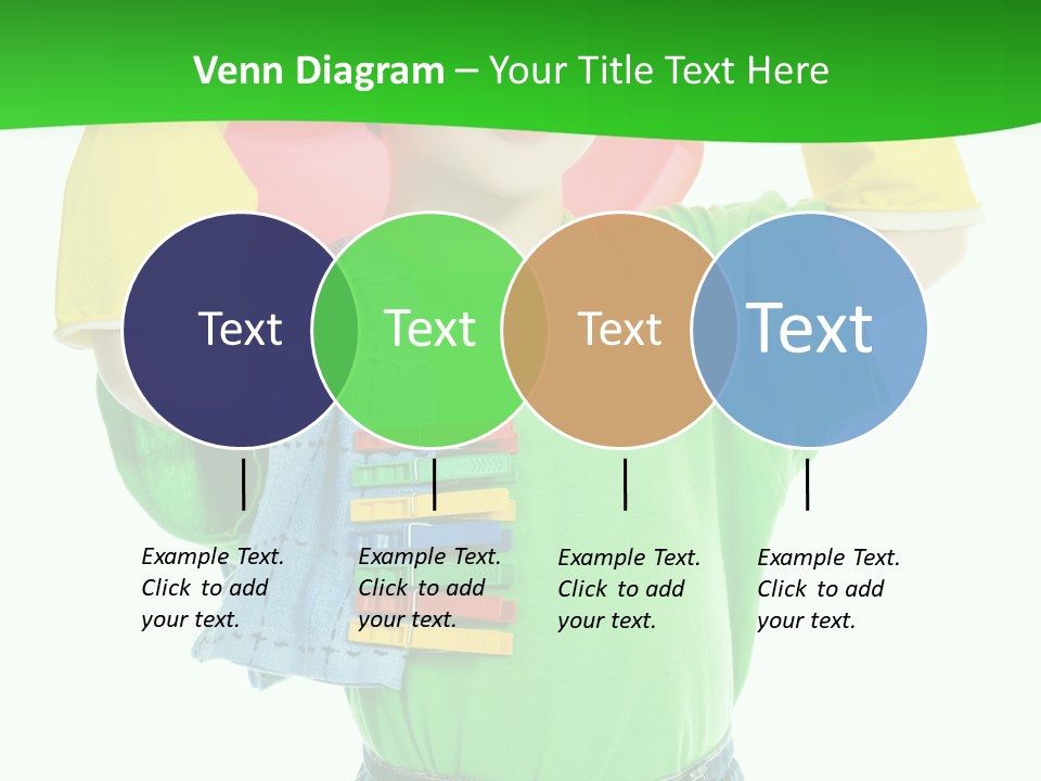 A Little Boy Is Holding A Toy In His Hands PowerPoint Template