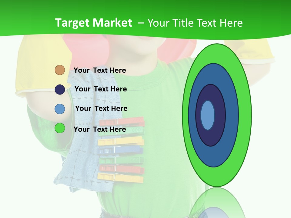 A Little Boy Is Holding A Toy In His Hands PowerPoint Template