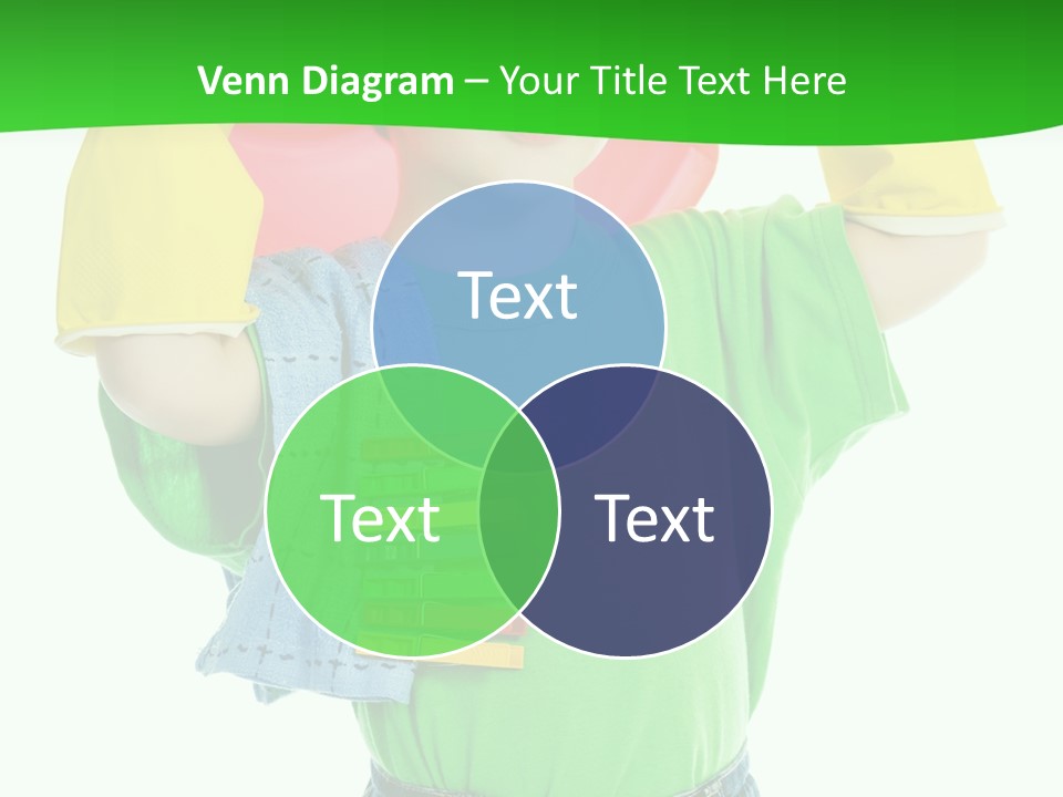 A Little Boy Is Holding A Toy In His Hands PowerPoint Template