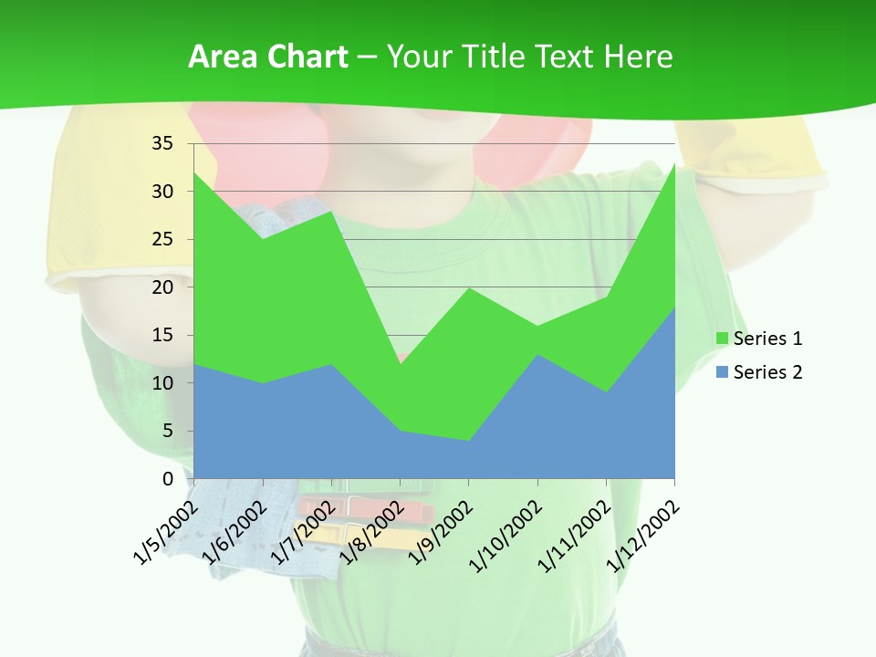 A Little Boy Is Holding A Toy In His Hands PowerPoint Template