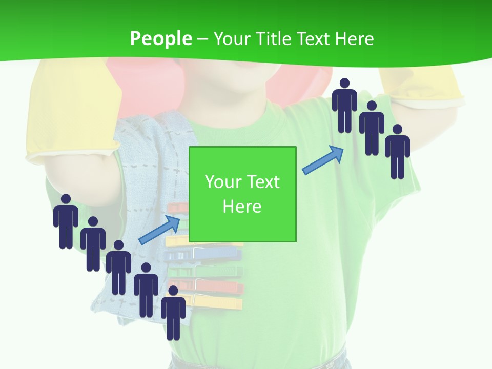 A Little Boy Is Holding A Toy In His Hands PowerPoint Template